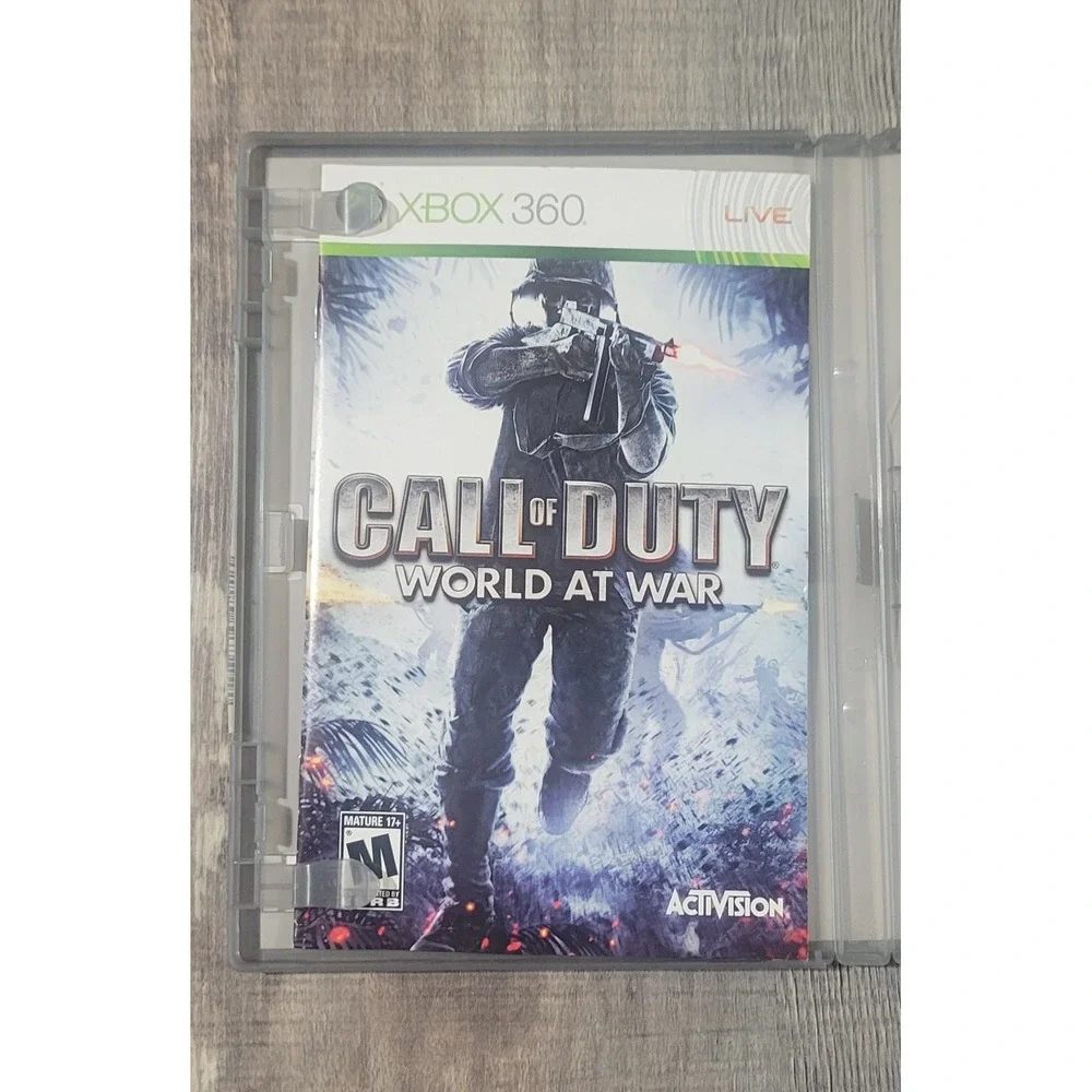 Call of Duty: World at War - Platinum‎ Hits (Xbox 360, 2008) Complete CIB